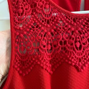 Crochet peplum top